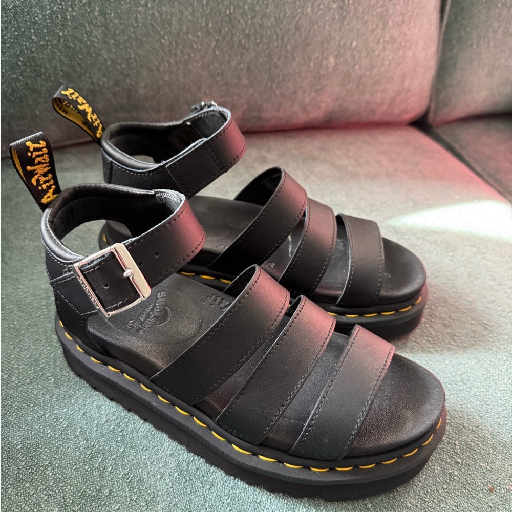 Dr. Martens Black Sandals